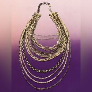 Sassy Jones Mixed Metal Layered Necklace